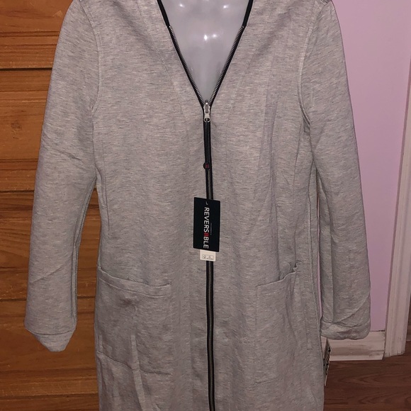 AUTHENTIC NWT KIIND STUDIO REVERSIBLE SCUBA JACKET SZ M - Picture 8 of 10